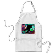 Red Green & Blue Abstract Boxes  Skateboard Apron