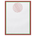 Red & Green (Christmas Colours) Trimmed Template flyers