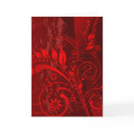 red grunge card
