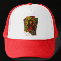 red guitar hats