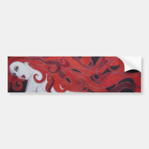 red hair bumper stickers