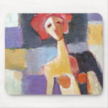Red Hair Fashion Mousepads