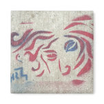 Red Hair graffiti magnets