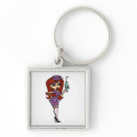 Red Hair Sexy Nurse T-shirts and Gifts Keychain