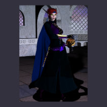 Red Haired Elf Digital Art Poster posters
