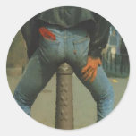 Red Hanky Man Stickers