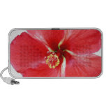 Red Hawaiian Hibiscus Flower Travel Speaker