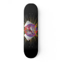 Red Hawk Poker Skateboard Deck