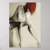 Red Head Canvas Print