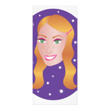 Red Head Girl.ai Custom Rack Cards