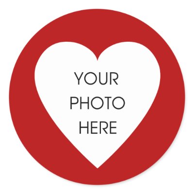 Red Heart Border Stickers by scribbleprints