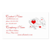 Red Heart Design Business Cards business cards