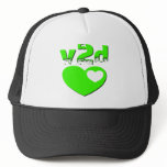 red heart green hats