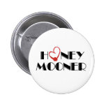 Red Heart Honeymooner Pinback Buttons
