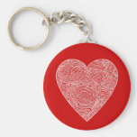Red Heart Keychain