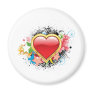 Red Heart Magnet