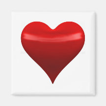 Red Heart Magnet