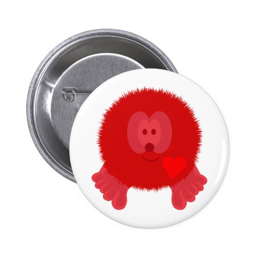 Red Heart Pom Pom Pal Button