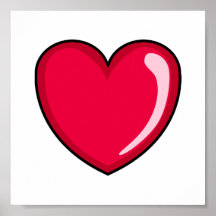Red Heart Poster