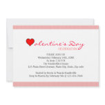 Red Heart Valentine's Day invitations