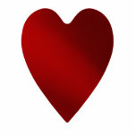 Red heart Valentine's Day photosculpture