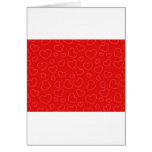 Red Hearts Background Greeting Cards
