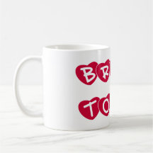 Red Hearts Bride to Be Mug