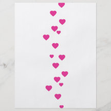 red hearts custom flyer