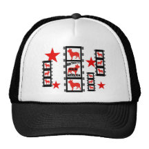 Red Heeler Movie Star On Film Trucker Hats