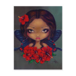 "Red Hibiscus Fairy" Postcard