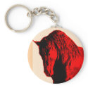 Red Horse Keychain