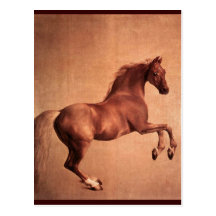 RED HORSE POSTCARD