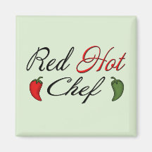 Red Hot Chef Fridge Magnets