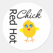 Red Hot Chick 3 Sticker
