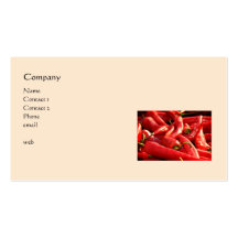 Red Hot Chilli Peppers Business Card