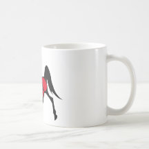 RED HOT HORSE COFFEE MUGS