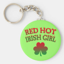 Red Hot Irish Girl Key Chains