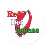 Red Hot Italiana (Italian) Sticker