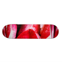 Red Hot Lipstick Lips Skate Deck