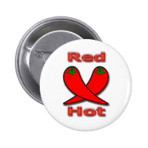 Red Hot Peppers red Pin