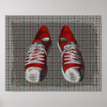 Red Hot Sneakers Poster posters