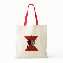 Red Hourglass Spider Bag