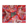 Red Irish Dance Dress Postcard