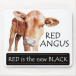 Red is the new Black Mouse Pads