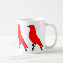 'Red Jack Daw' Pop Art Mug