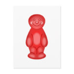 Red Jelly Baby postcards