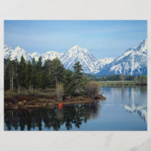 Red Kayak, Grand Teton National Park, USA Flyers