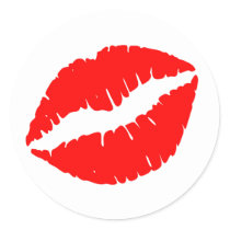 Red Kiss stickers