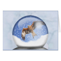 Red Kite in a Globe Card