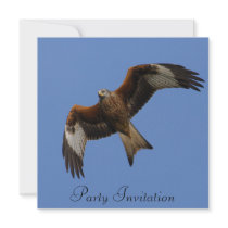 Red Kite Party Invitation